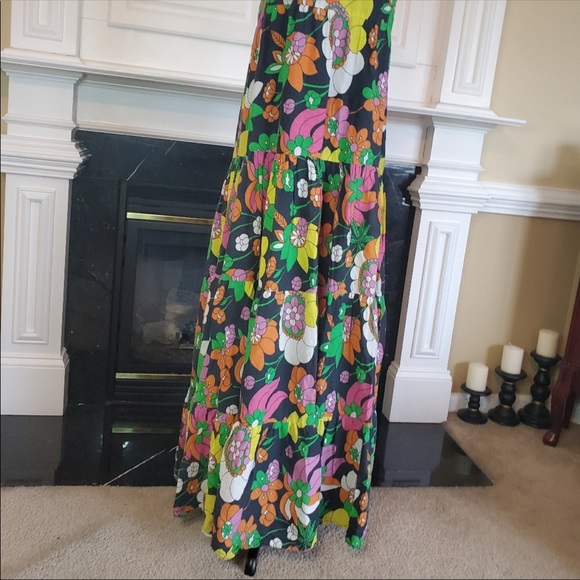 Dodo Bar Or Annabelle Print floral maxi dress S/M - Picture 4 of 9